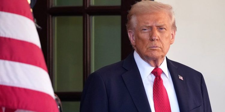 Trump pressed on whether he ordered DOJ to target James Comey, John Bolton, Letitia James